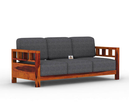 Drake Wooden 3+1+1 Sofa Set - Urbnfurnish