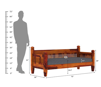 Ruby Wooden 3+1+1 Sofa Set - Urbnfurnish