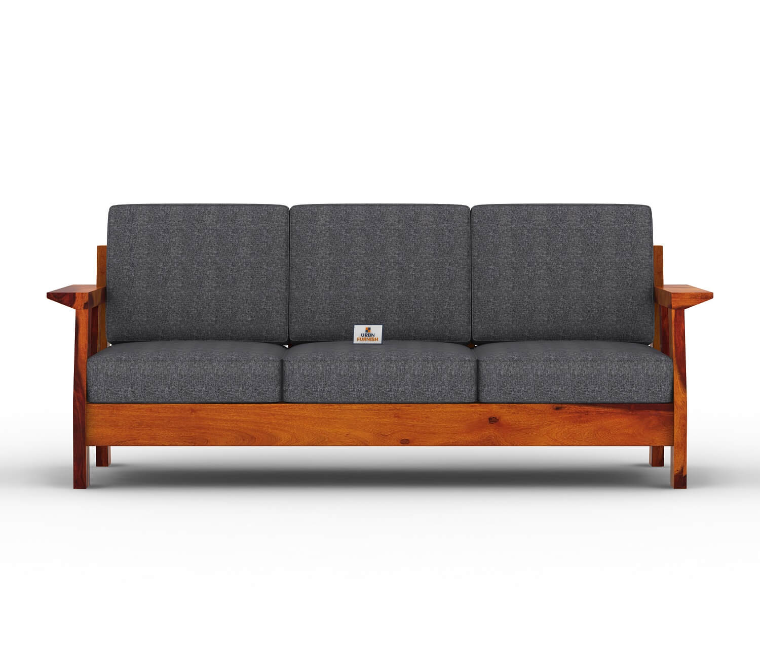 Edkin Wooden 3+1+1 Sofa Set - Urbnfurnish