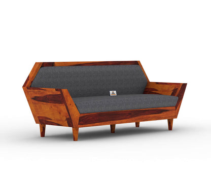 Jones Wooden 3+1+1 Sofa Set - Urbnfurnish