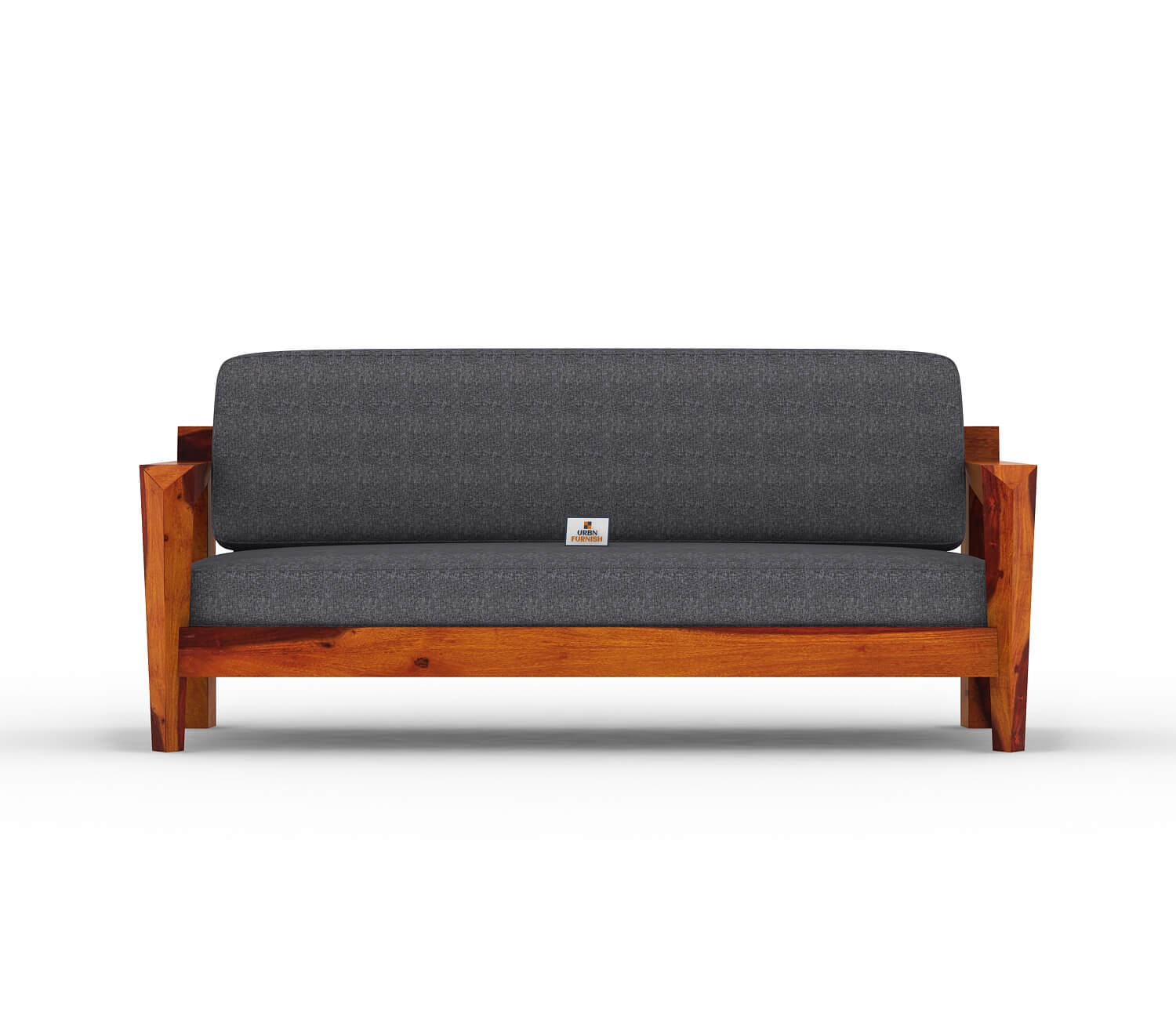 Hampton Wooden 3+1+1 Sofa Set - Urbnfurnish