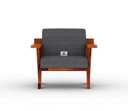 Lewis Wooden 3+1+1 Sofa Set - Urbnfurnish
