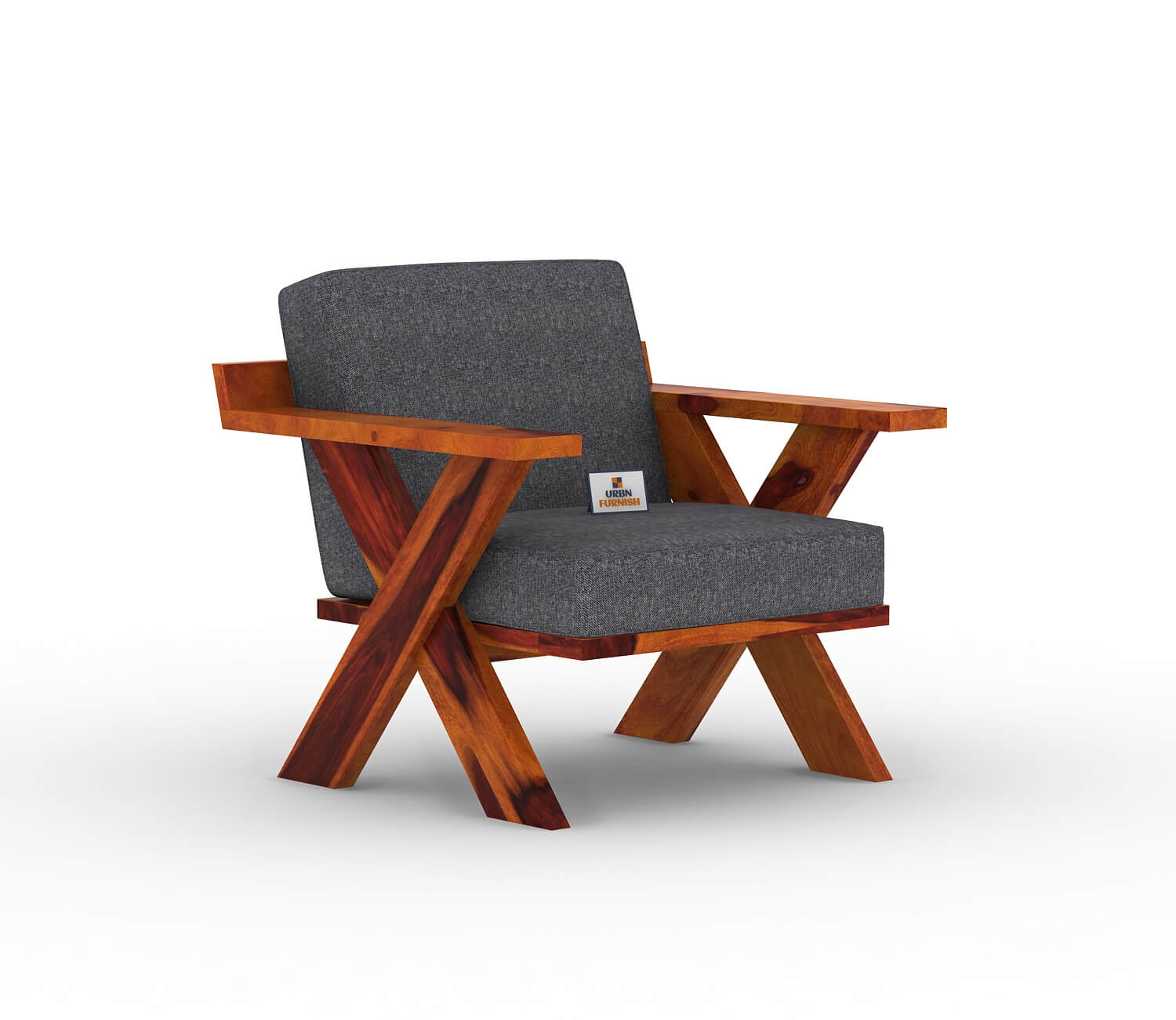 Lewis Wooden 3+1+1 Sofa Set - Urbnfurnish