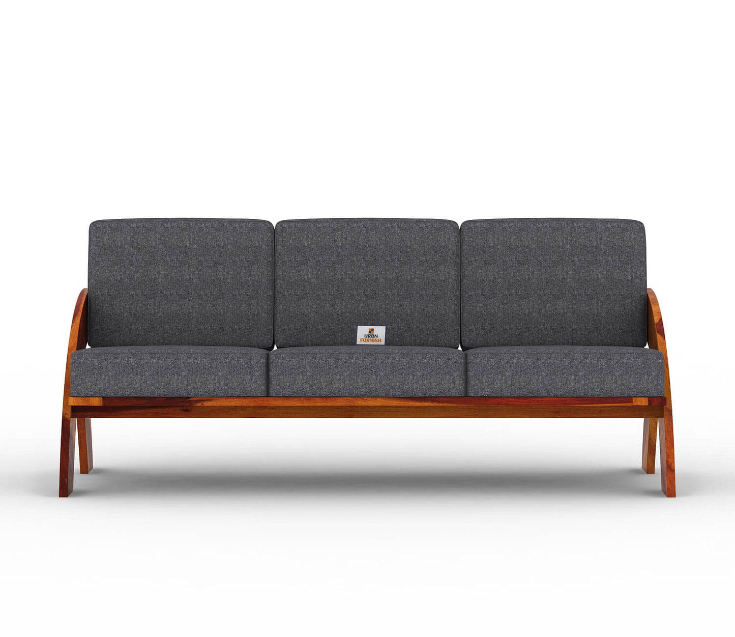 Smith Wooden 3+1+1 Sofa Set - Urbnfurnish