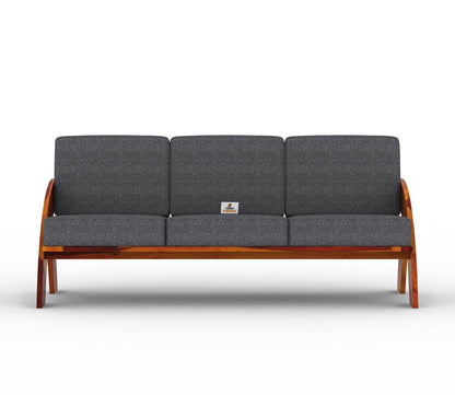 Smith Wooden 3+1+1 Sofa Set - Urbnfurnish
