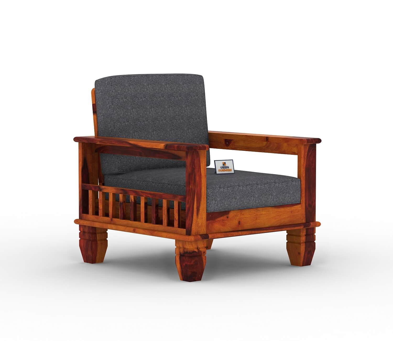 Angelic Wooden 3+1+1 Sofa Set - Urbnfurnish