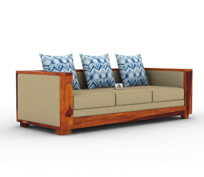 Brume Wooden 3+1+1 Sofa Set - Urbnfurnish