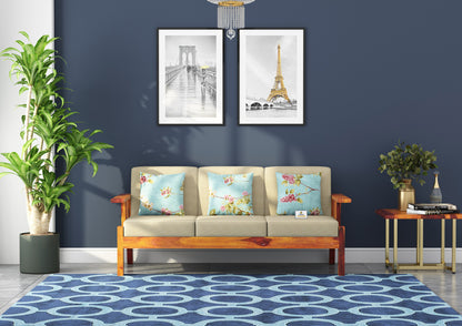 Beamish Wooden 3+1+1 Sofa Set - Urbnfurnish