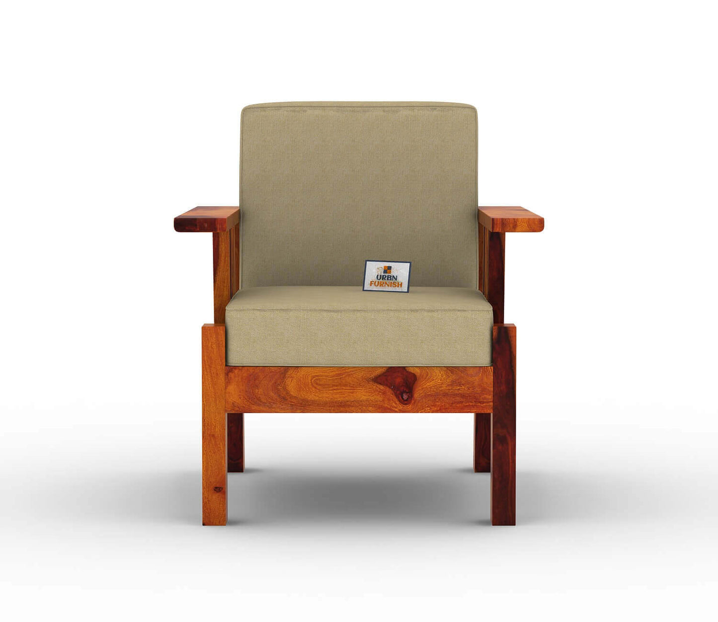 Beamish Wooden 3+1+1 Sofa Set - Urbnfurnish