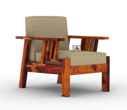 Beamish Wooden 3+1+1 Sofa Set - Urbnfurnish