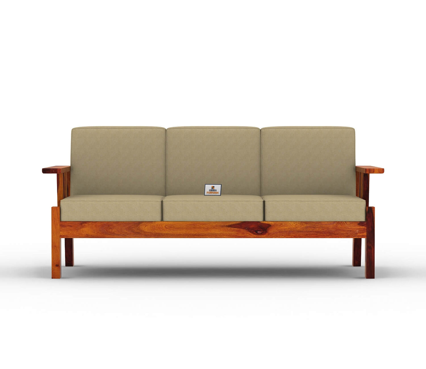 Beamish Wooden 3+1+1 Sofa Set - Urbnfurnish