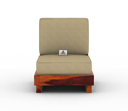 Finlauy Wooden 3+1+1 Sofa Set - Urbnfurnish