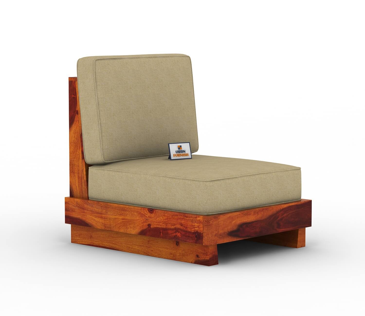 Finlauy Wooden 3+1+1 Sofa Set - Urbnfurnish