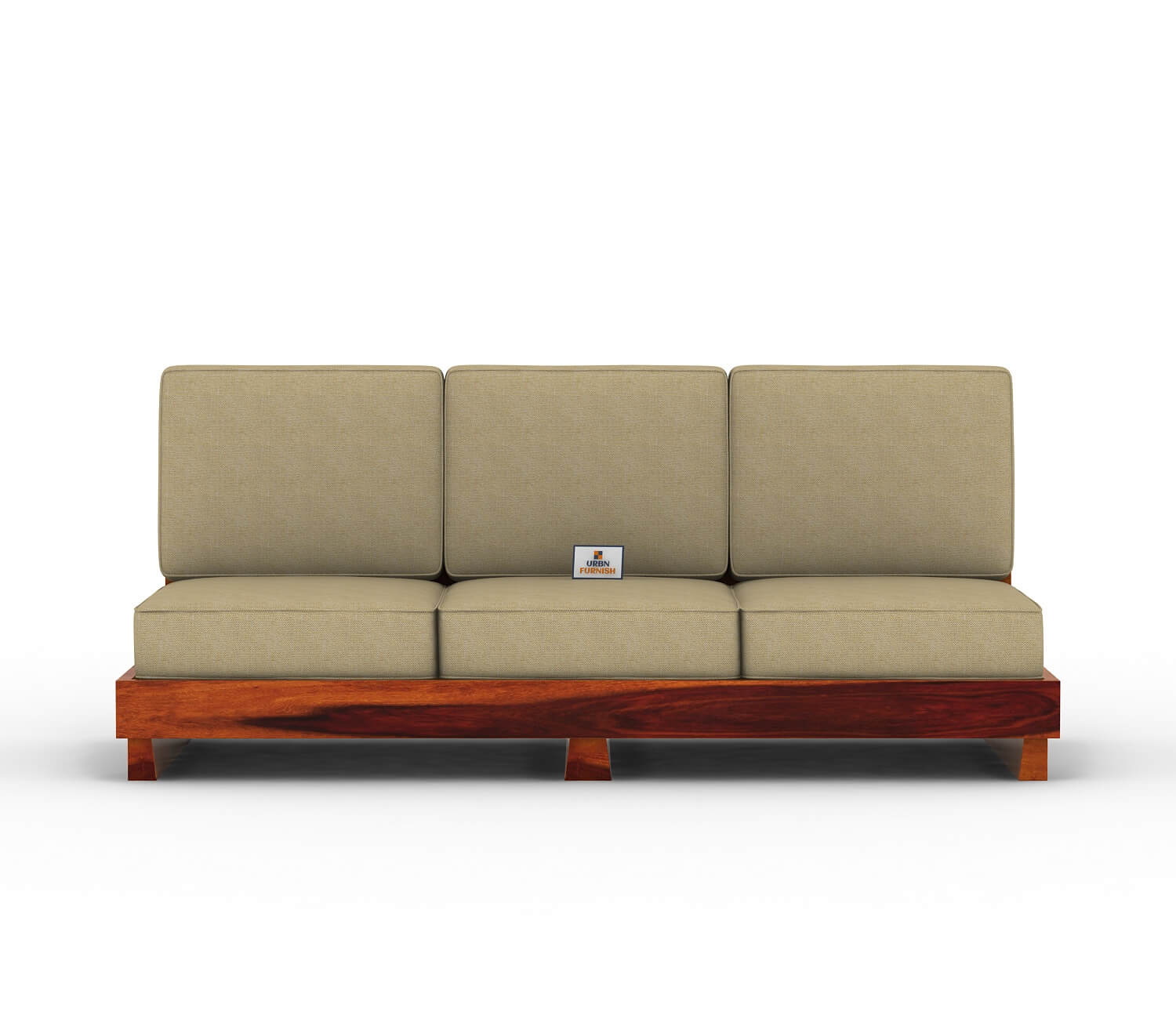 Finlauy Wooden 3+1+1 Sofa Set - Urbnfurnish