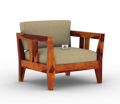 Sacby Wooden 3+1+1 Sofa Set - Urbnfurnish