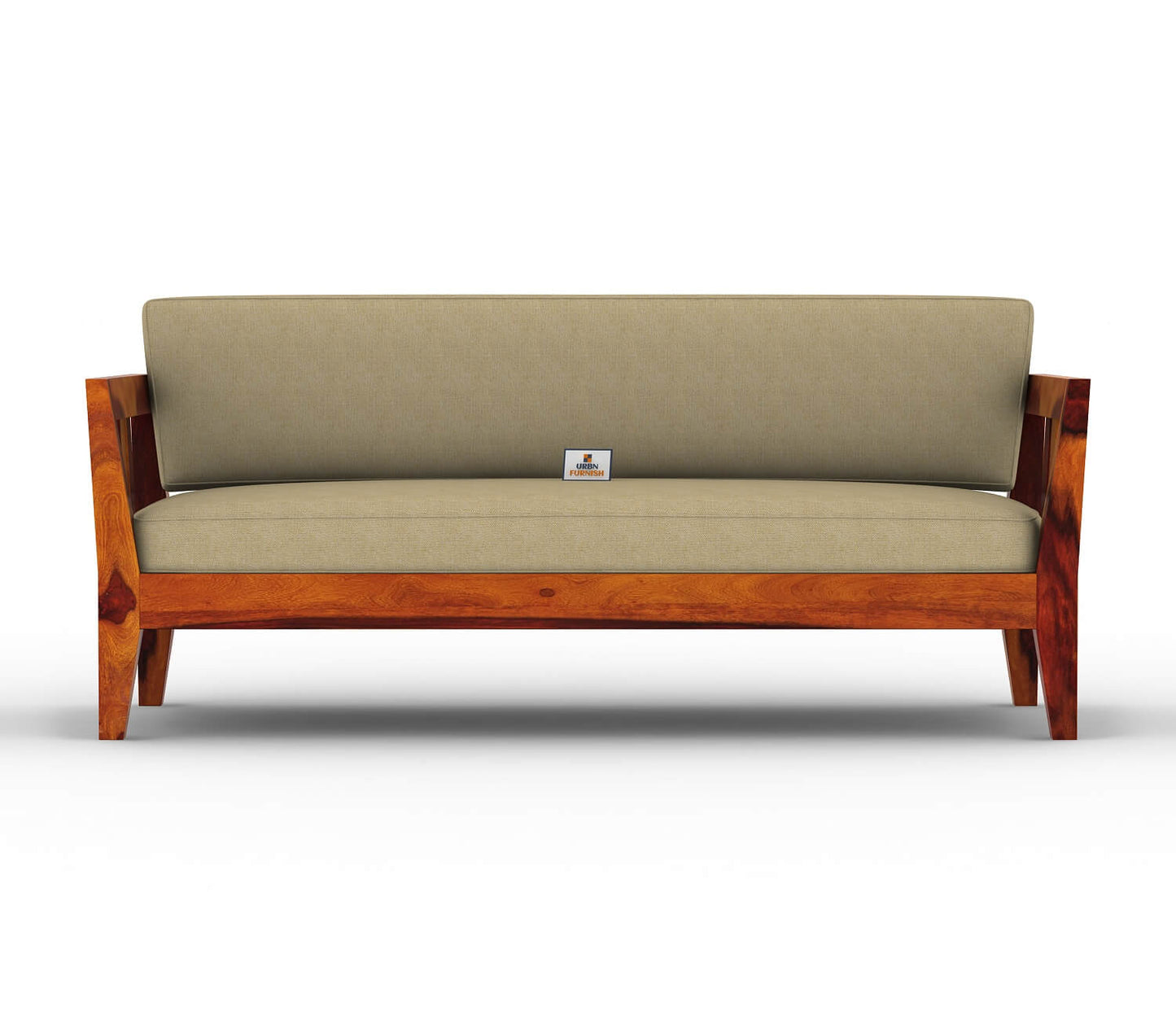 Sacby Wooden 3+1+1 Sofa Set - Urbnfurnish