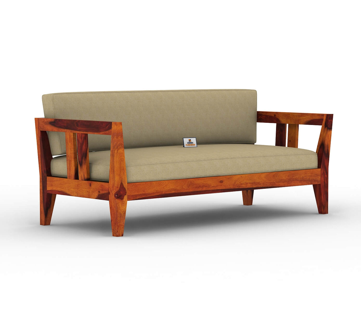 Sacby Wooden 3+1+1 Sofa Set - Urbnfurnish