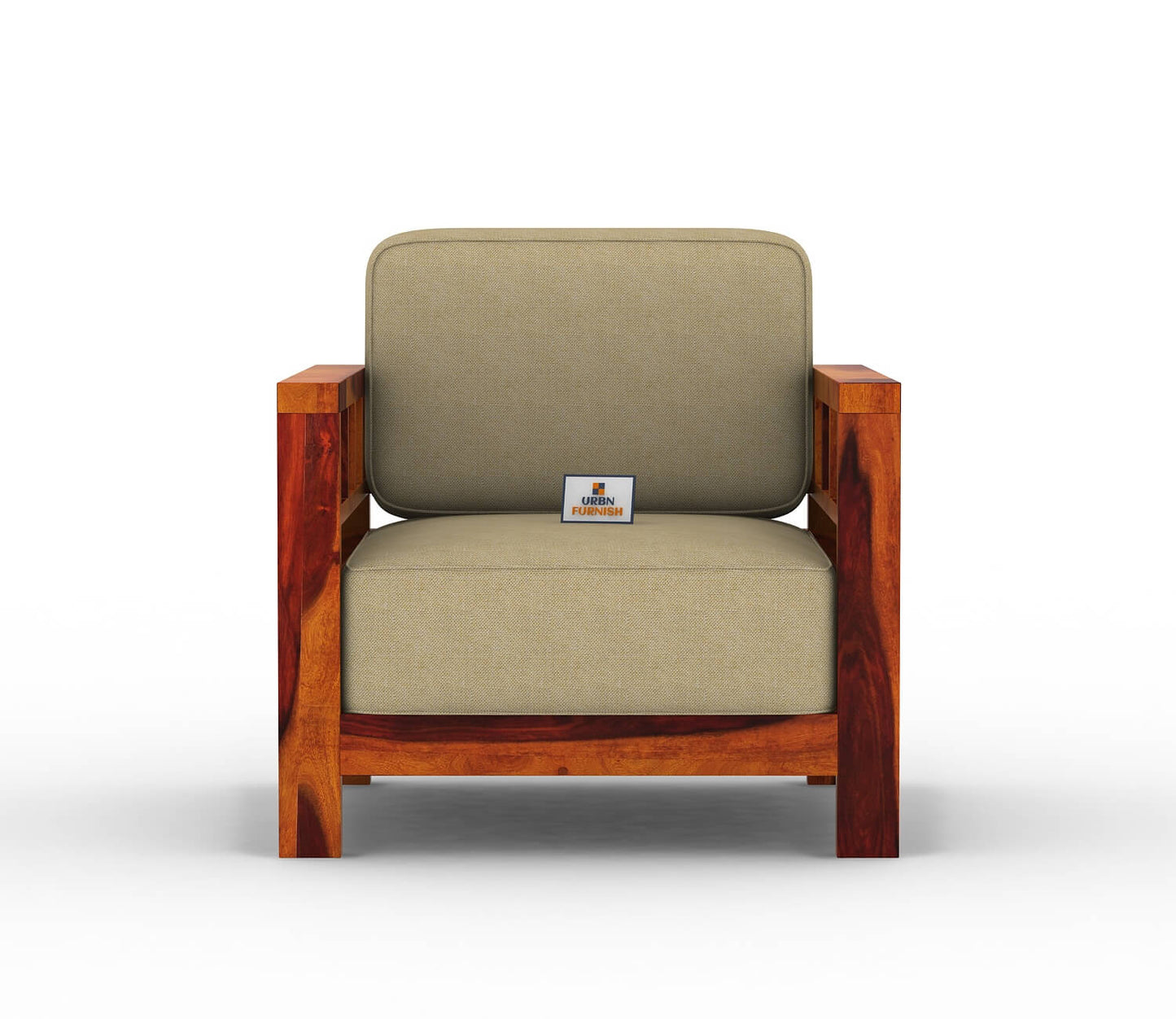 Drake Wooden 3+1+1 Sofa Set - Urbnfurnish