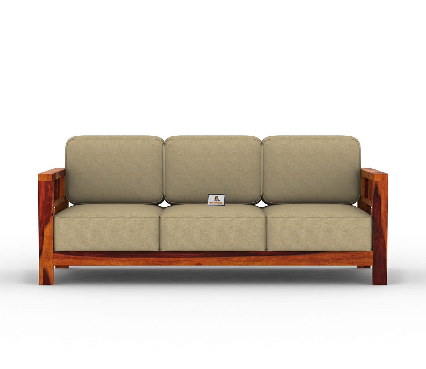 Drake Wooden 3+1+1 Sofa Set - Urbnfurnish