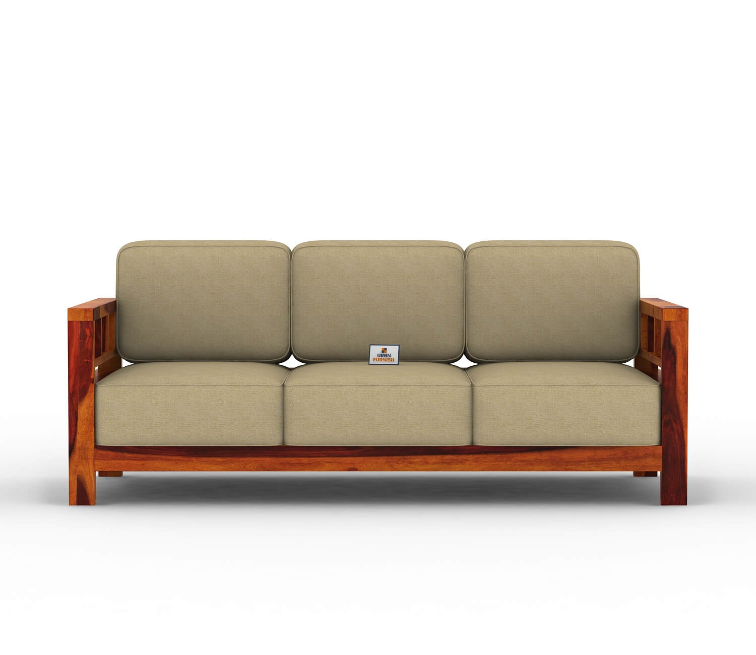 Drake Wooden 3+1+1 Sofa Set - Urbnfurnish