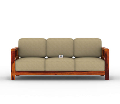 Drake Wooden 3+1+1 Sofa Set - Urbnfurnish