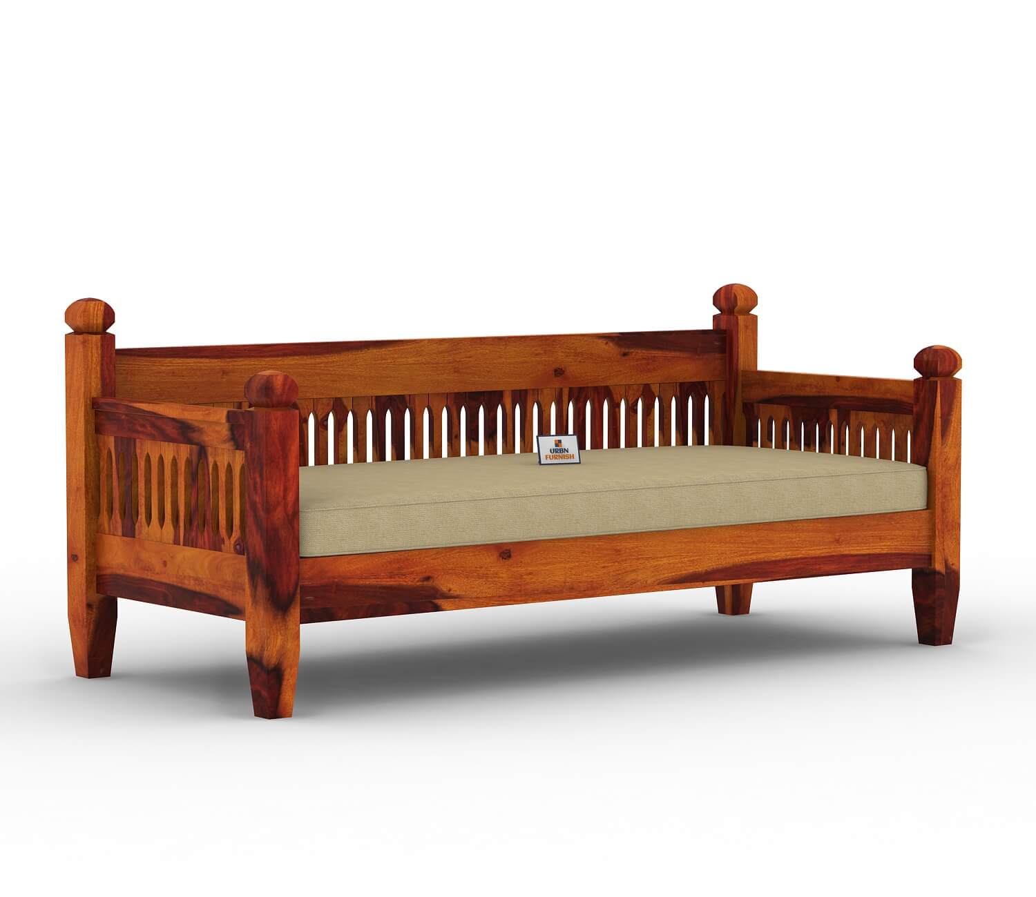 Ruby Wooden 3+1+1 Sofa Set - Urbnfurnish