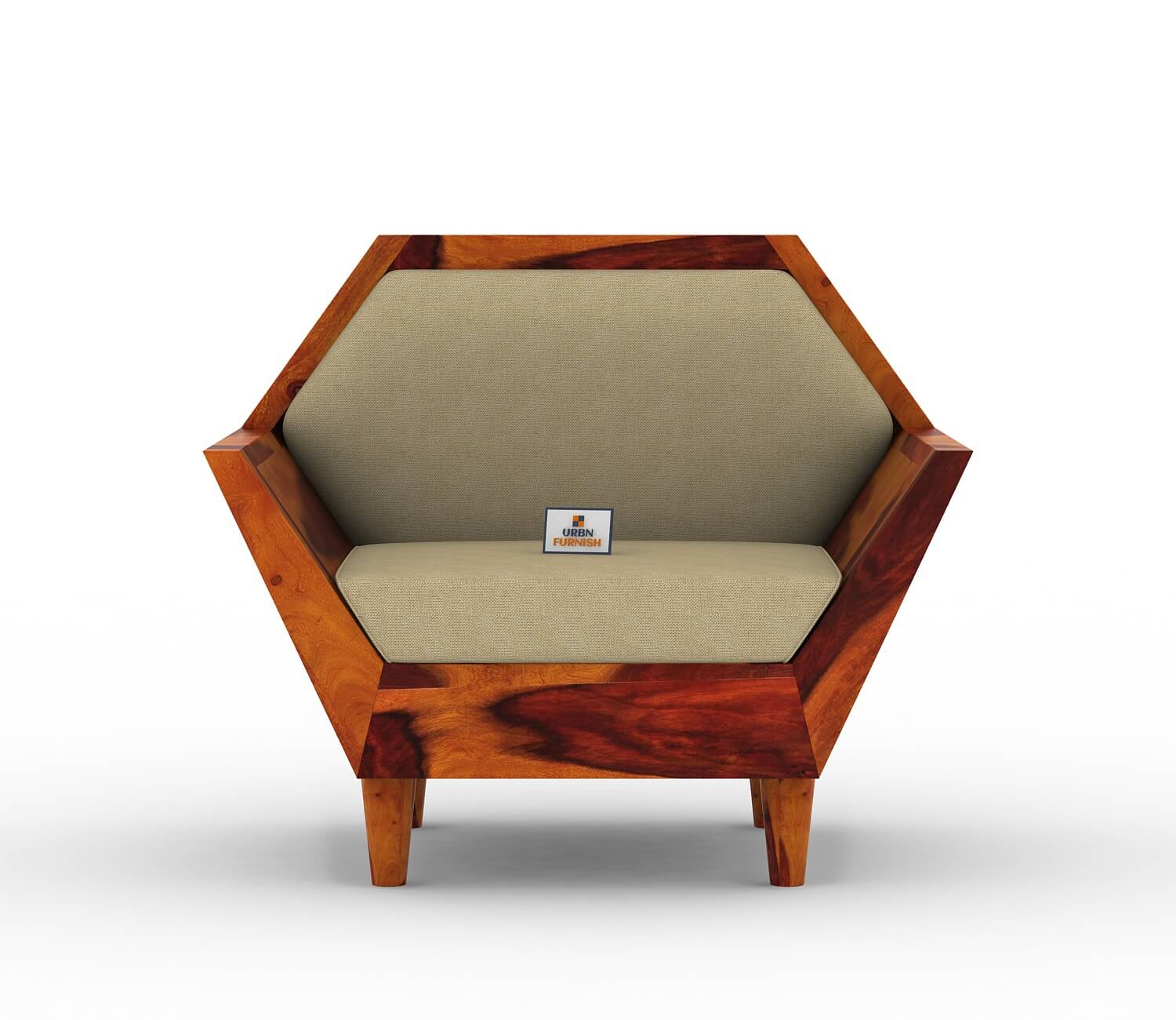 Jones Wooden 3+1+1 Sofa Set - Urbnfurnish