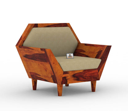 Jones Wooden 3+1+1 Sofa Set - Urbnfurnish