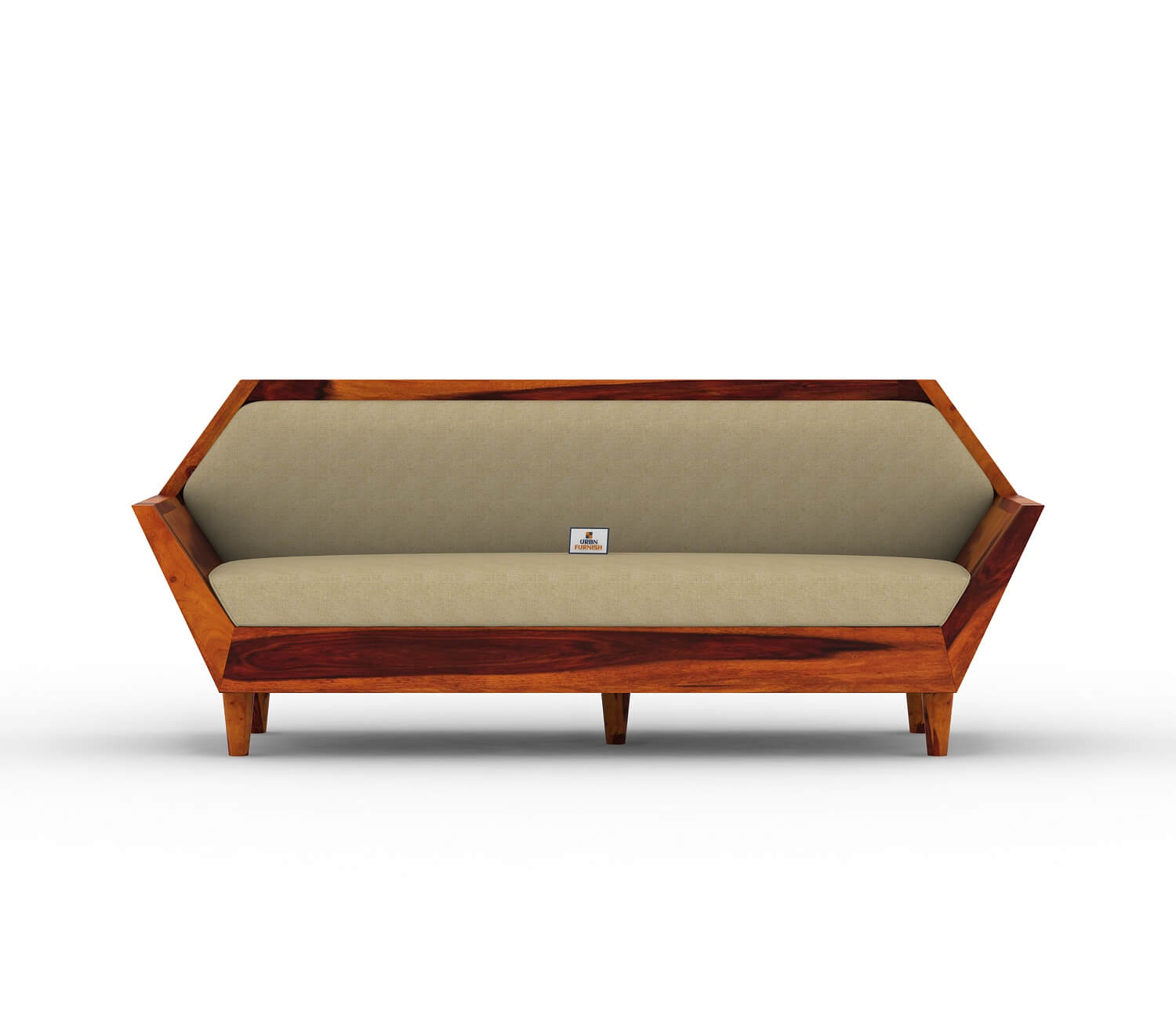 Jones Wooden 3+1+1 Sofa Set - Urbnfurnish