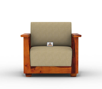 Olson Wooden 3+1+1 Sofa Set - Urbnfurnish
