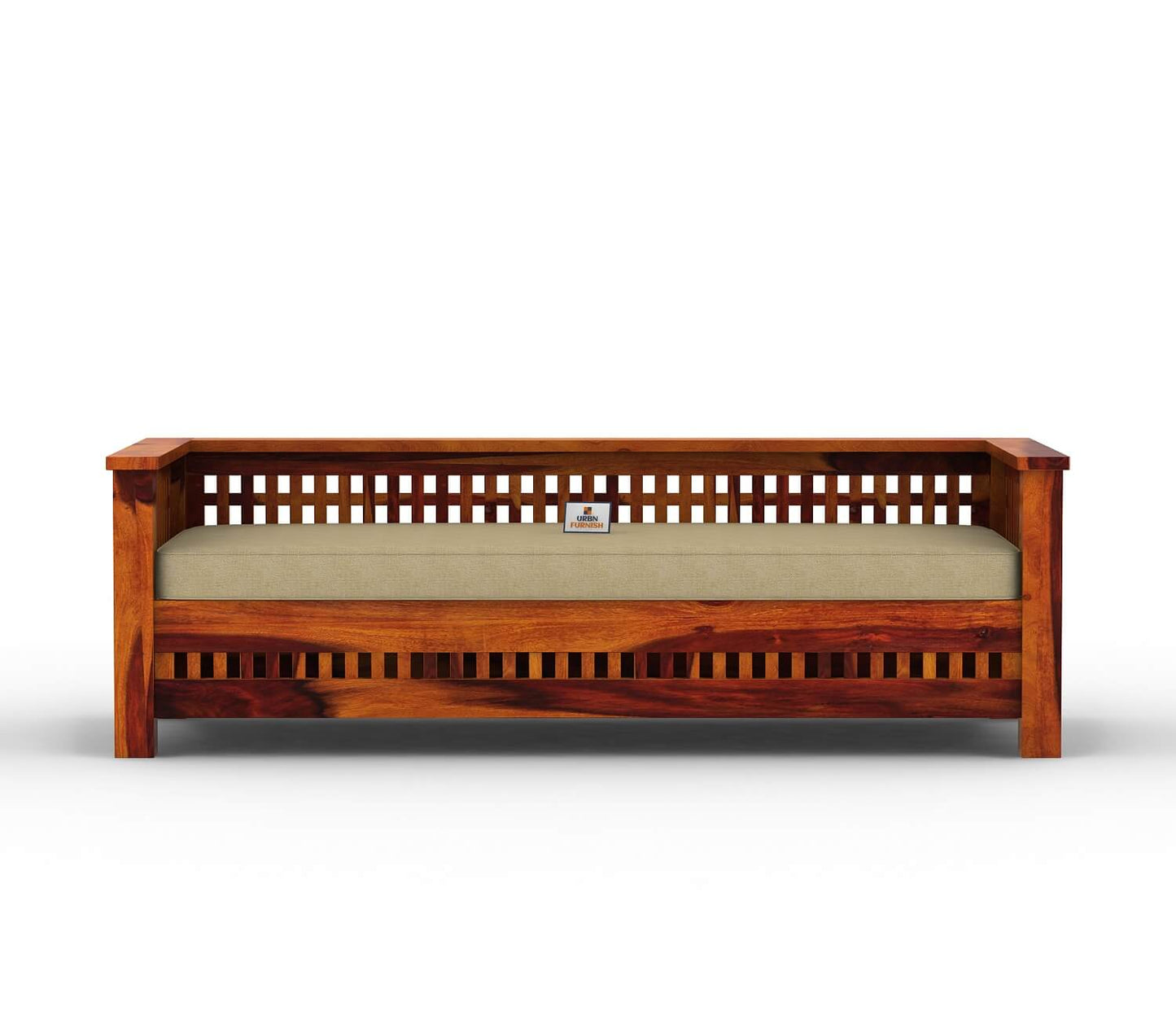 Bradford Wooden 3+1+1 Sofa Set - Urbnfurnish
