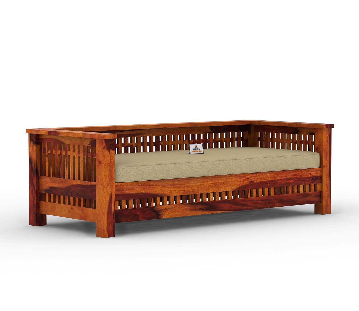 Bradford Wooden 3+1+1 Sofa Set - Urbnfurnish