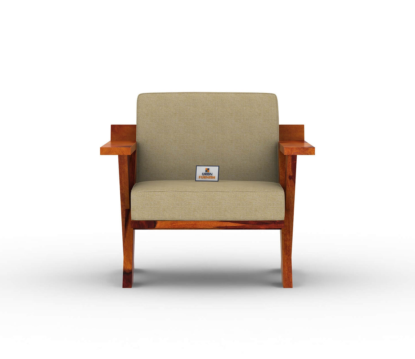 Lewis Wooden 3+1+1 Sofa Set - Urbnfurnish