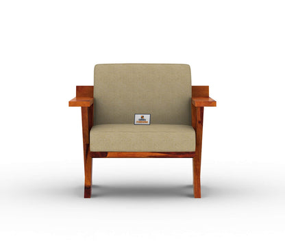 Lewis Wooden 3+1+1 Sofa Set - Urbnfurnish