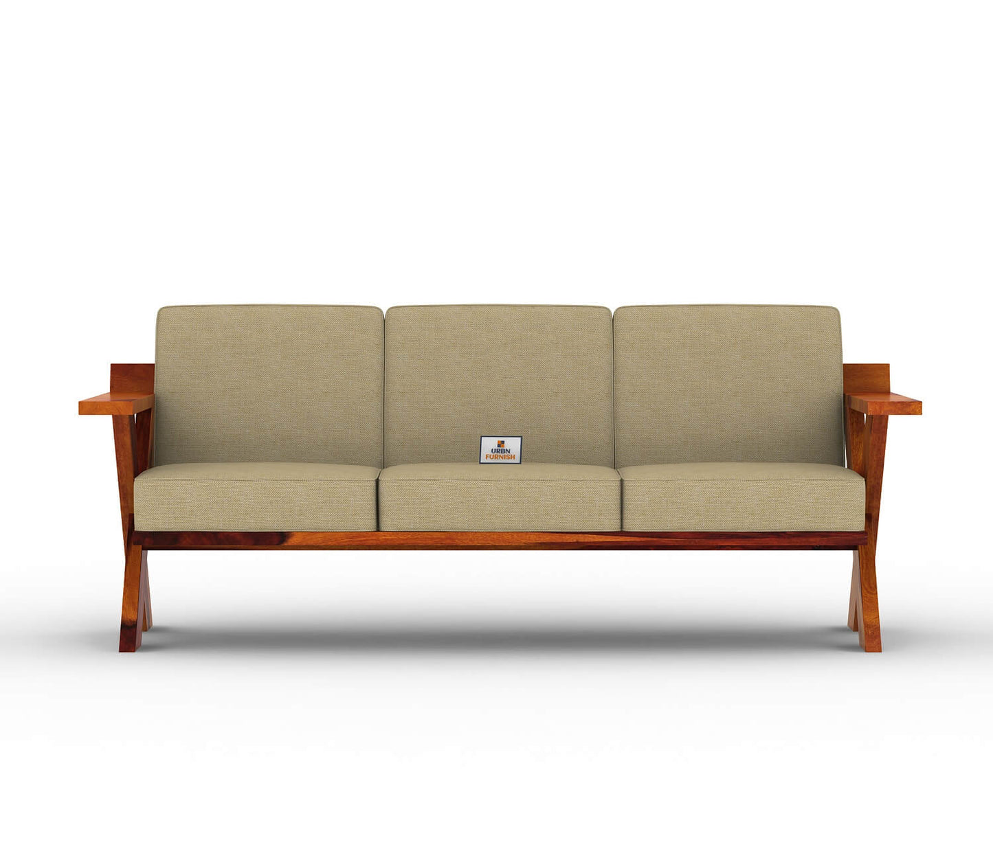 Lewis Wooden 3+1+1 Sofa Set - Urbnfurnish