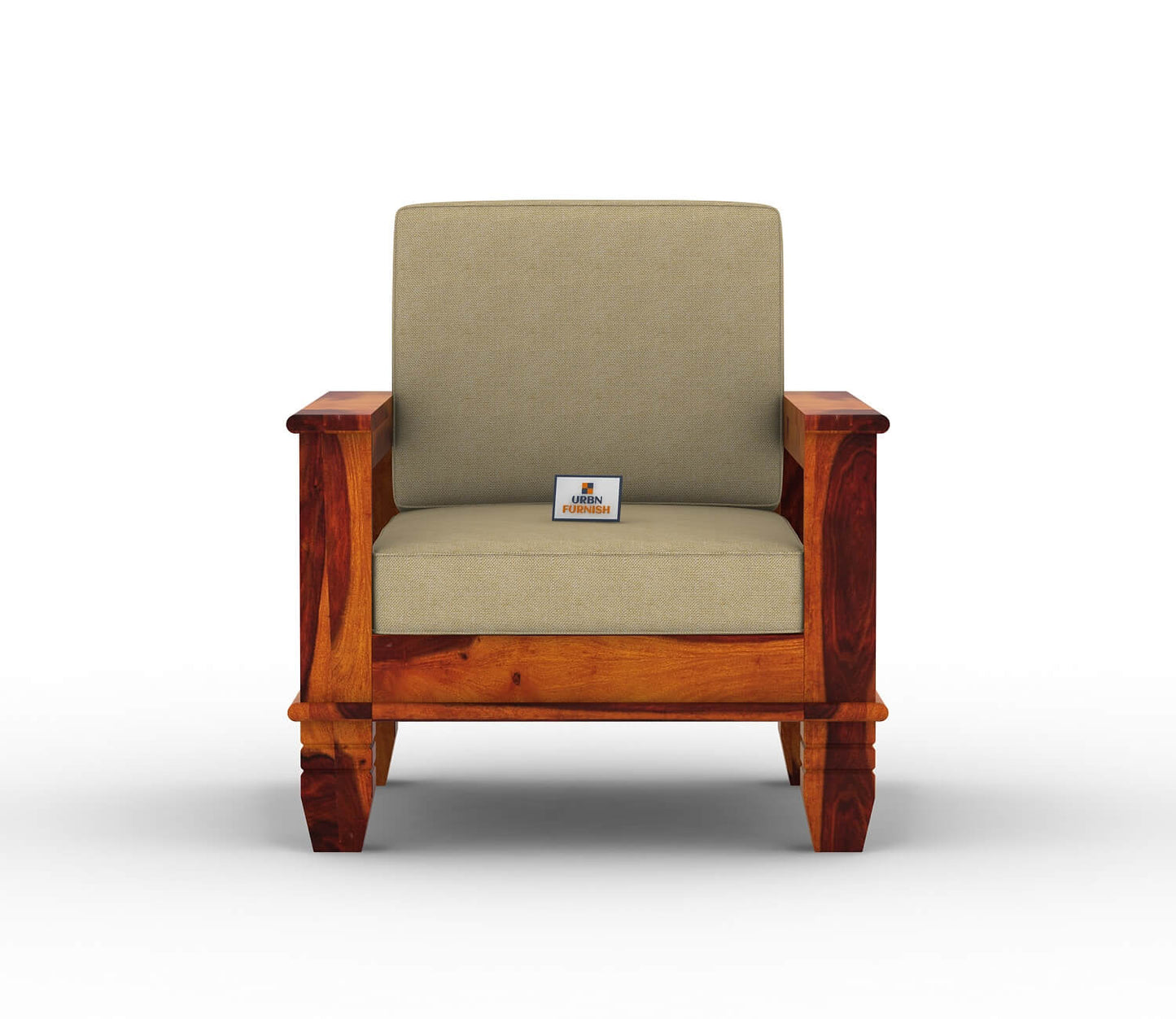 Angelic Wooden 3+1+1 Sofa Set - Urbnfurnish