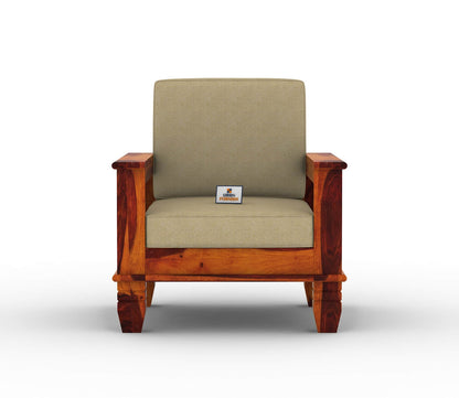 Angelic Wooden 3+1+1 Sofa Set - Urbnfurnish