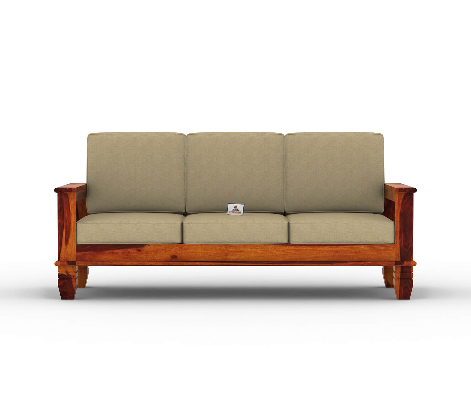 Angelic Wooden 3+1+1 Sofa Set - Urbnfurnish