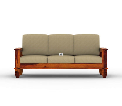 Angelic Wooden 3+1+1 Sofa Set - Urbnfurnish