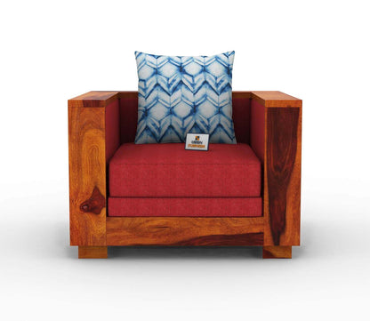 Brume Wooden 3+1+1 Sofa Set - Urbnfurnish