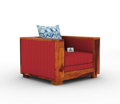 Brume Wooden 3+1+1 Sofa Set - Urbnfurnish