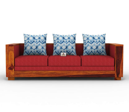Brume Wooden 3+1+1 Sofa Set - Urbnfurnish