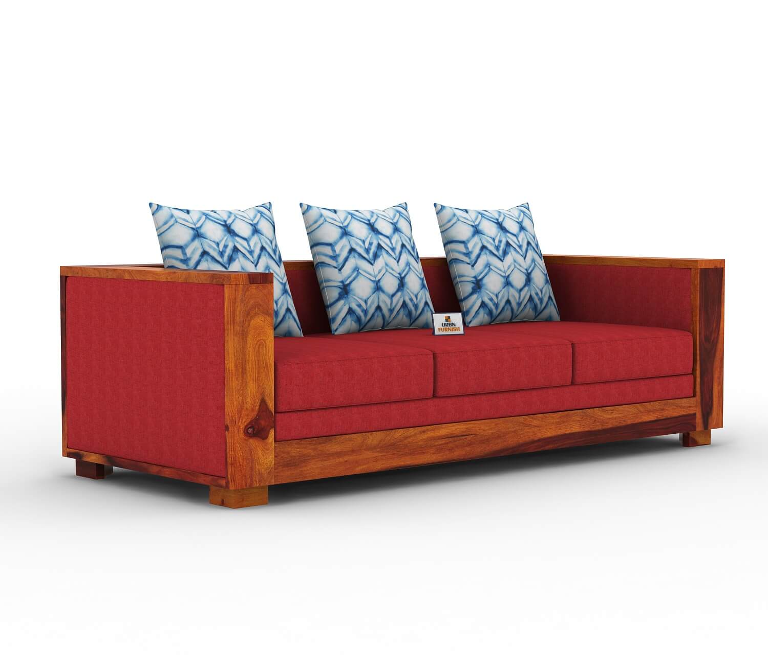 Brume Wooden 3+1+1 Sofa Set - Urbnfurnish