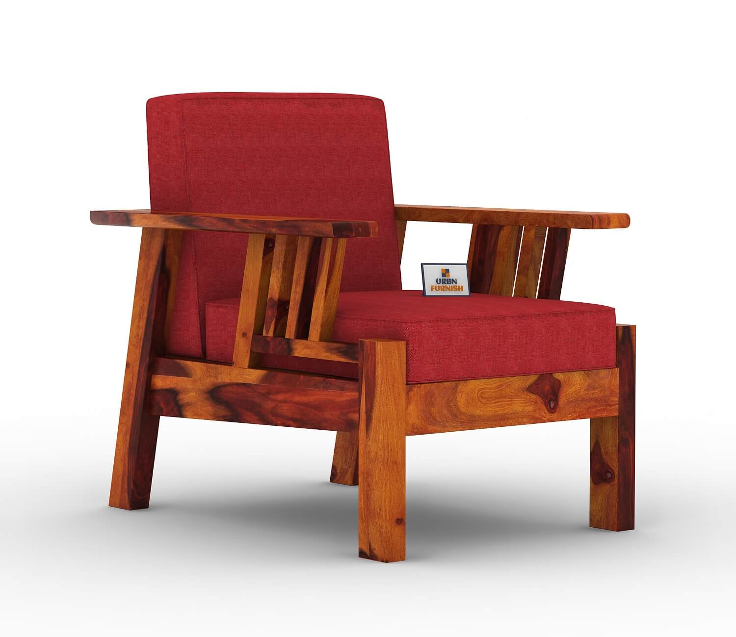 Beamish Wooden 3+1+1 Sofa Set - Urbnfurnish