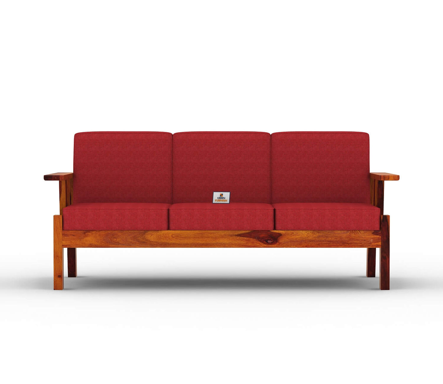 Beamish Wooden 3+1+1 Sofa Set - Urbnfurnish