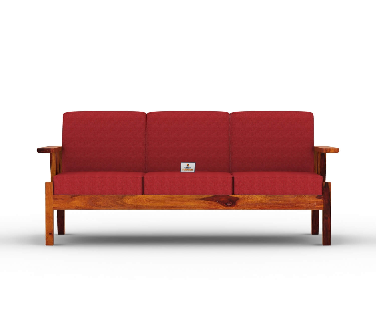 Beamish Wooden 3+1+1 Sofa Set - Urbnfurnish