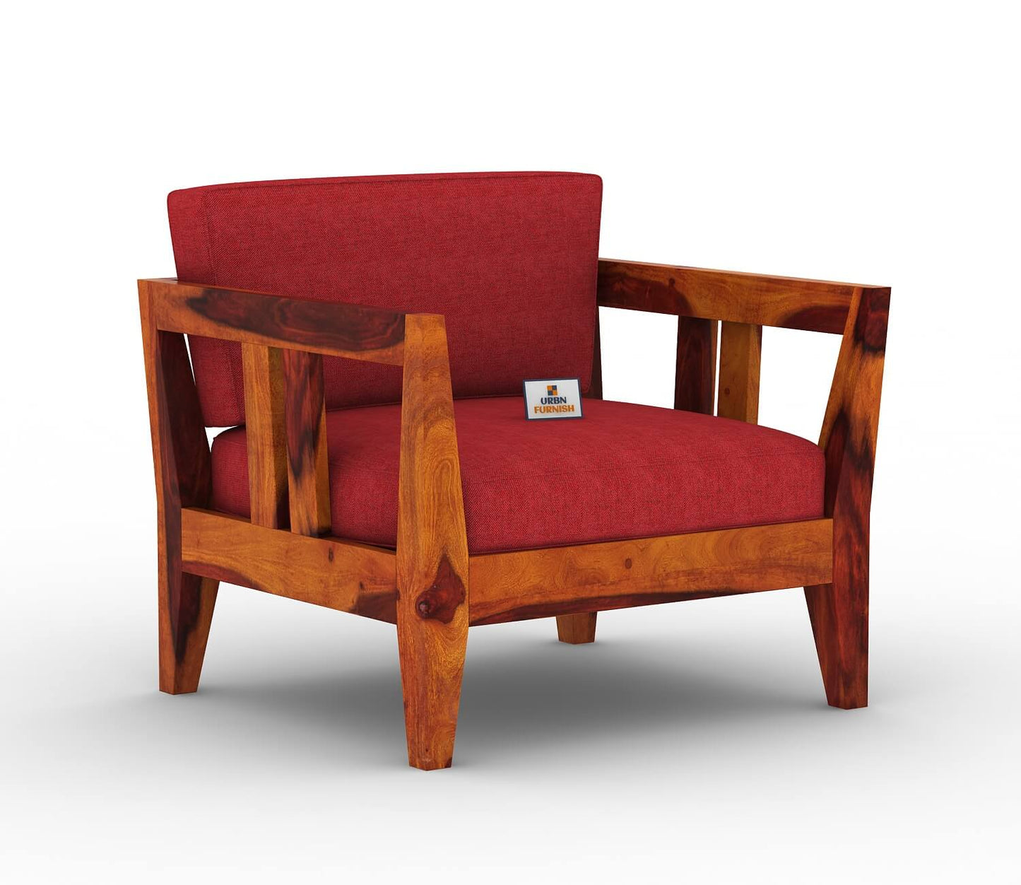 Sacby Wooden 3+1+1 Sofa Set - Urbnfurnish