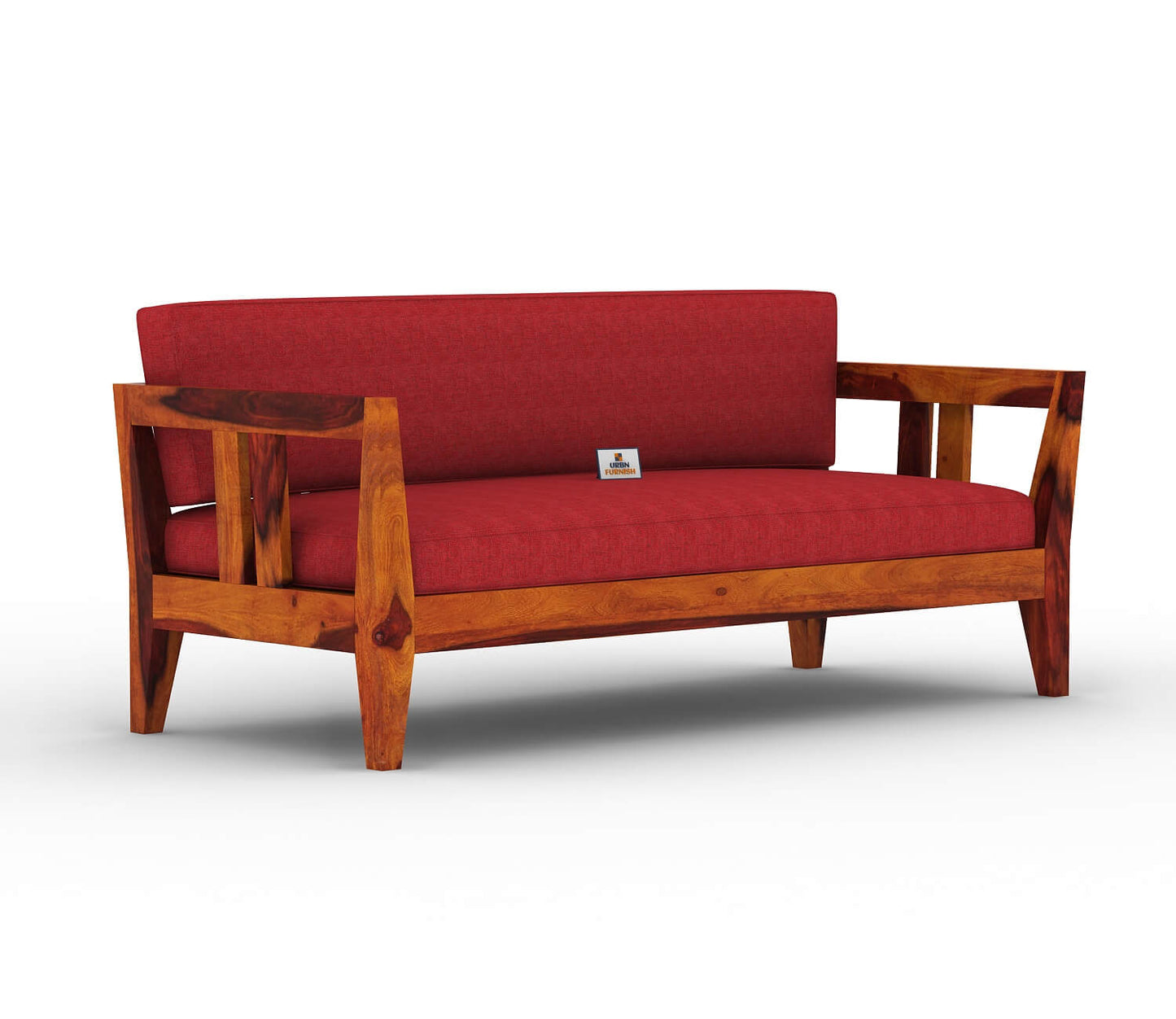 Sacby Wooden 3+1+1 Sofa Set - Urbnfurnish