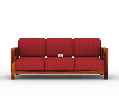 Drake Wooden 3+1+1 Sofa Set - Urbnfurnish
