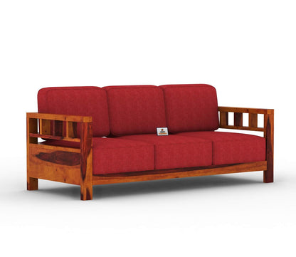 Drake Wooden 3+1+1 Sofa Set - Urbnfurnish